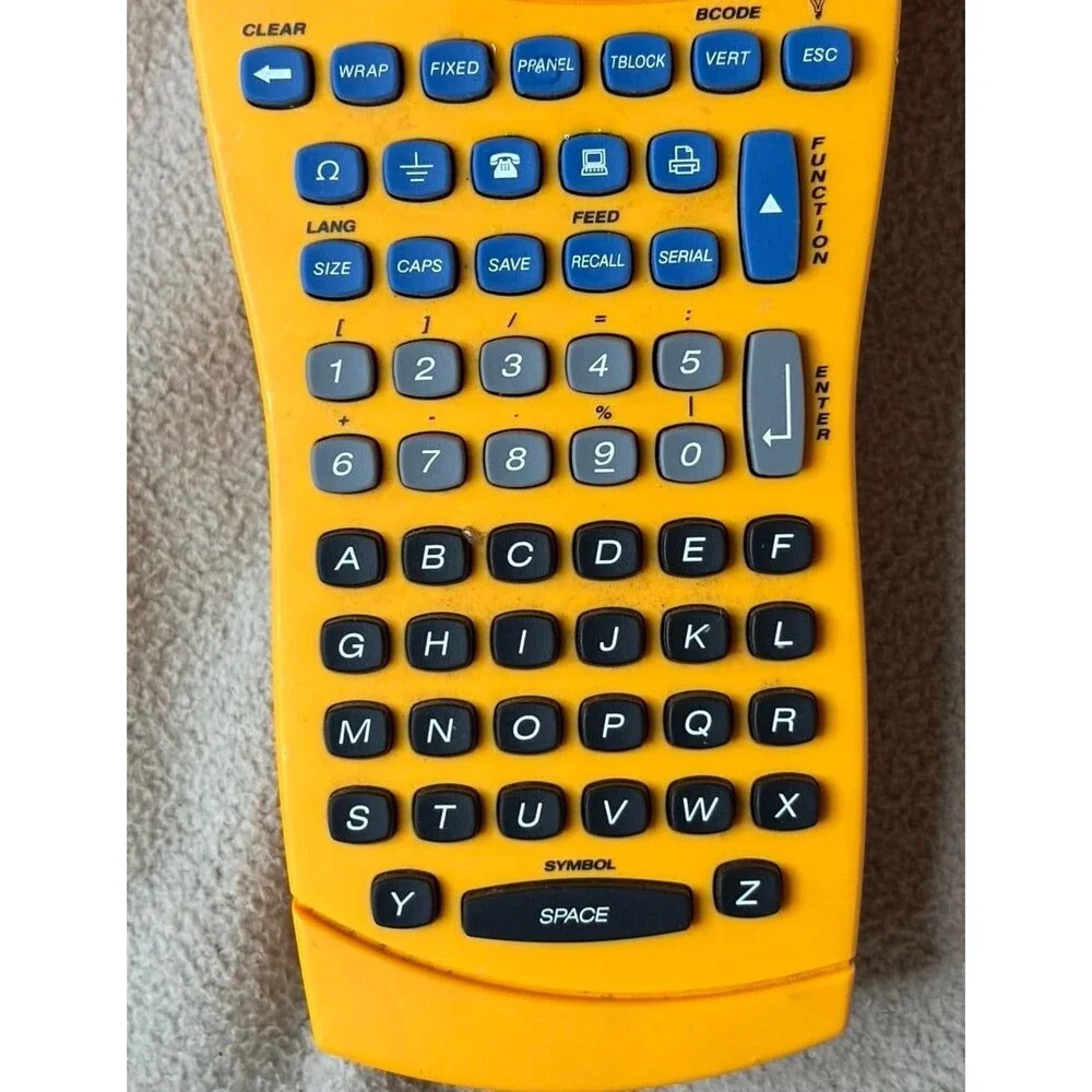 DYMO RhinoPRO 5000 Industrial Label Maker Works No Power Adapter FOR PARTS AS IS
